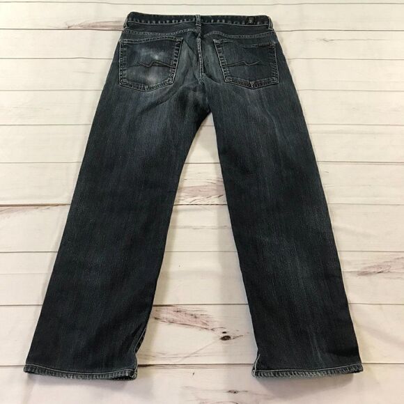7 For All Mankind Men's Austyn Dark Washed Jeans 32 - Picture 4 of 12